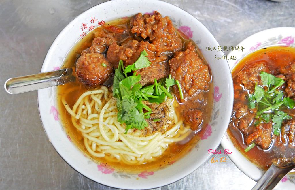 《廟東清水排骨麵店》必吃豐原排骨酥前3名之一，廟東夜市人氣最旺之一!