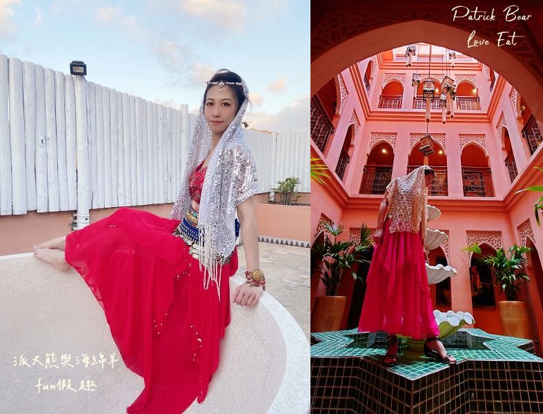 墾丁亞曼達會館︱在國境之南邂逅高貴神秘的北非摩洛哥宮殿建築，不用出國來屏東恆春偽出國～飯店早餐介紹及住宿心得!