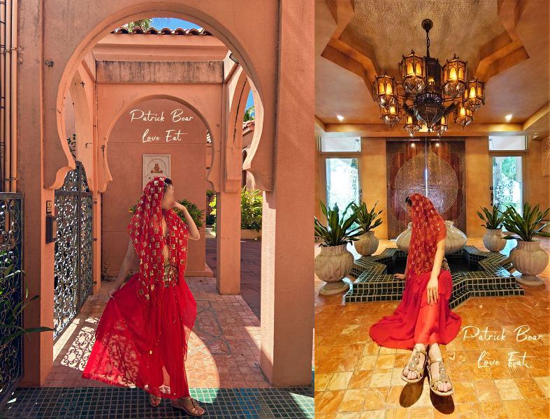 墾丁亞曼達會館︱在國境之南邂逅高貴神秘的北非摩洛哥宮殿建築，不用出國來屏東恆春偽出國～飯店早餐介紹及住宿心得!