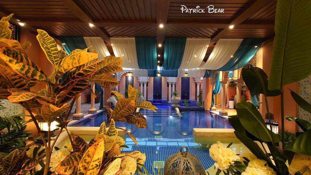 墾丁亞曼達會館︱在國境之南邂逅高貴神秘的北非摩洛哥宮殿建築，不用出國來屏東恆春偽出國～飯店早餐介紹及住宿心得!