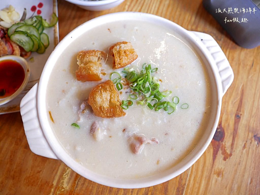 台客燒肉粥︱米其林必比登推介四連霸、飄香逾50載的臺中南屯古早味～砂鍋粥&台客三寶大拼盤必吃!傳承自於1971年創立忠孝路肉粥～