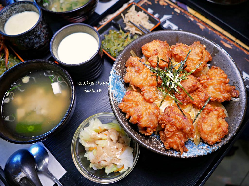 一喆日式料理︱來一喆尋找美食大秘寶，挑戰海王類香酥大魷魚，近南開科技大學的新興日式料理店，生魚片、壽司、定食一應俱全～2024年6月改為《伊賀食堂》