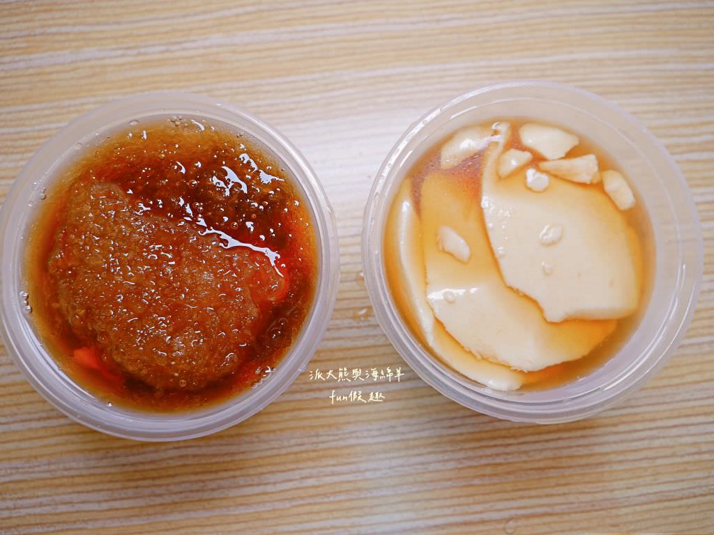 蔥油餅加蛋加九層塔&真善美傳統豆花︱碧山路上草屯人的專屬下午茶，蔥油餅與豆花的組合，美味清涼又消暑1～