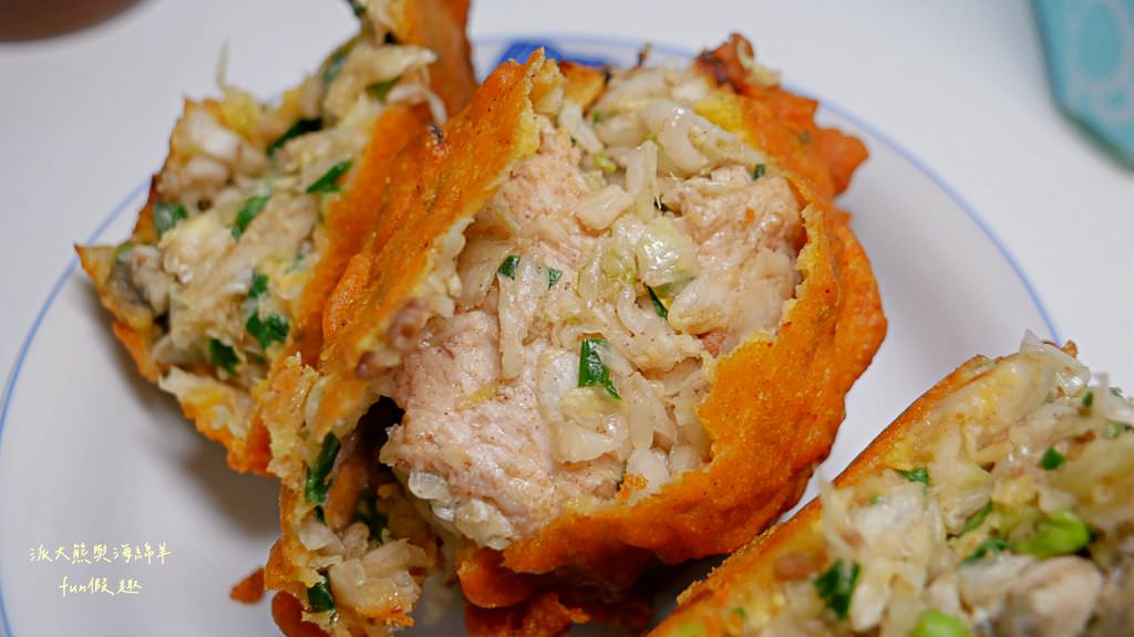 莊家姐妹《蚵嗲》︱學甲隱藏版古早味蚵嗲炸物小吃，享受高麗菜與蚵仔的完美結合，皮薄餡厚超滿足!!!目前第2家蚵嗲～