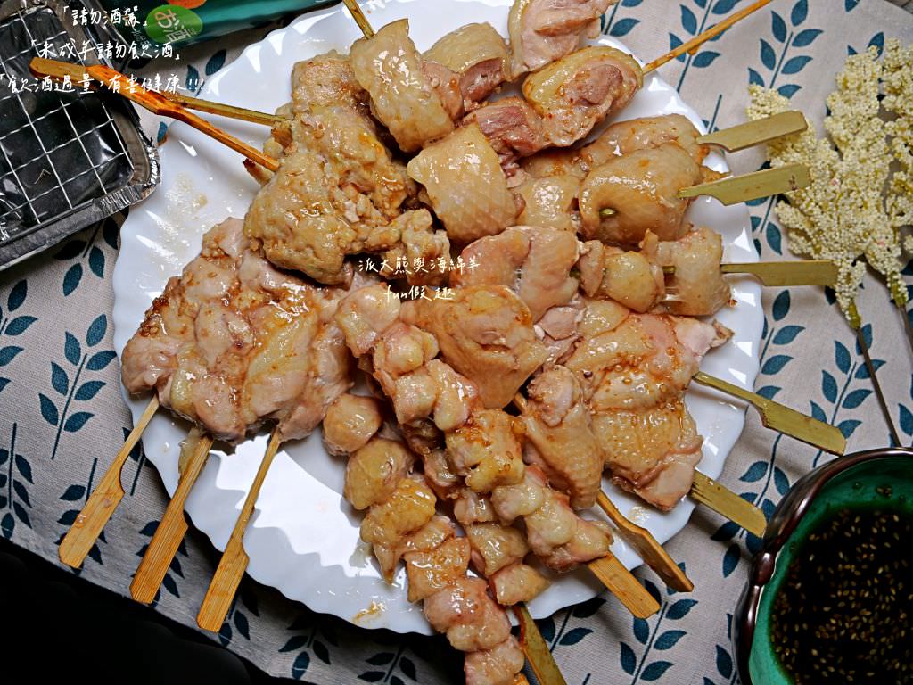 元榆中秋燒鳥串燒限定chill烤【合作體驗】︱以自家嚴選16週以上的自然放牧黑羽土雞做成燒鳥串燒，款款經典，涮上醬汁就能還原居酒屋燒鳥的好滋味!今年中秋最chill的燒鳥組合～