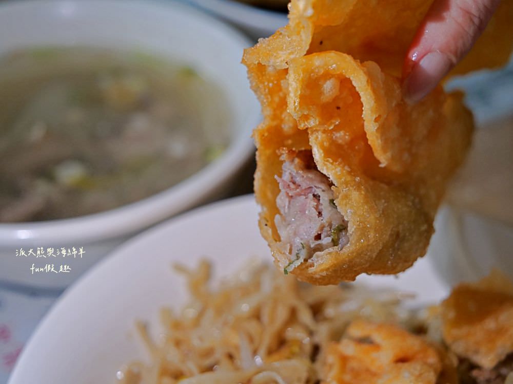 阿姬意麵｜朝聖鹽水知名意麵老店，點碗香Q鹽水意麵與熱呼呼大骨肉湯，再搭配卡茲酥脆乾肉燕，就是道地簡樸好滋味～