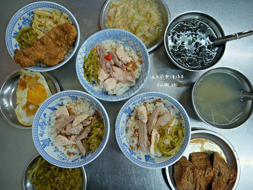 劉里長雞肉飯｜派大熊重溫大學時代美食記憶，以香噴噴招牌火雞肉片飯擄獲在地人與觀光客的胃，google評論已超過8000則、用餐尖峰時段經常可見大排長龍的火熱店家!!!