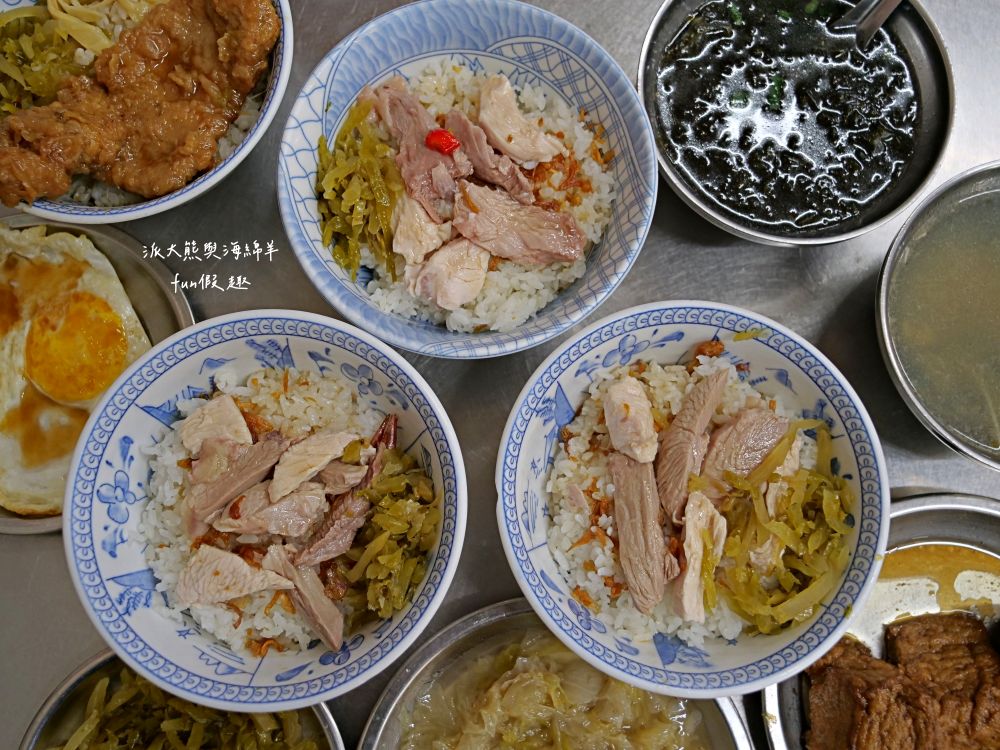 劉里長雞肉飯｜派大熊重溫大學時代美食記憶，以香噴噴招牌火雞肉片飯擄獲在地人與觀光客的胃，google評論已超過8000則、用餐尖峰時段經常可見大排長龍的火熱店家!!!