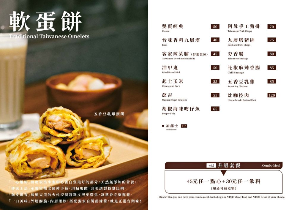 軟食力 行天宮店｜鄰近臺北捷運行天宮站，招牌鰻力堡、酥脆粉漿軟蛋餅、濃情台味提拉米蘇，傳統台式早餐與新潮創意元素相碰撞，卻又完美結合不突兀，讓經典早餐美味更加分!!!新入選2024年米其林必比登推介～（創立於2017年）