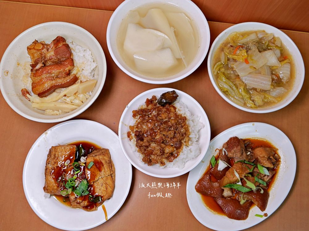 黃記魯肉飯｜晴光商圈開店超過30年的魯肉飯，充滿CP值國民美食搭配優質用餐環境，難怪每天都是滿滿排隊人潮!!!新入選2024年米其林必比登推介&曾獲2021年亞洲50最佳餐廳「亞洲之粹」（Essence of Asia）～