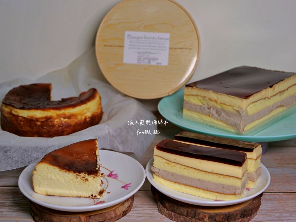 弘宇蛋糕專賣店｜終於朝聖花蓮老字號蛋糕專賣店，花蓮人激推網購熱銷NO.1的水晶芋泥奶酪蛋糕，巴斯克燒乳酪充滿濃郁乳香，美味程度不輸招牌奶酪蛋糕!!!