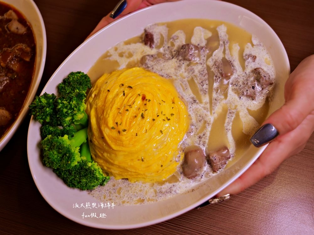 軟蛋醬南投草屯店｜隱藏中山街的蛋包飯專門製作所，滑嫩蛋皮完美包覆濃郁醬汁，搭配鮮嫩舒肥肉品，8種異國風味任君挑選，還能客製化專屬蛋包飯!!!@合作體驗