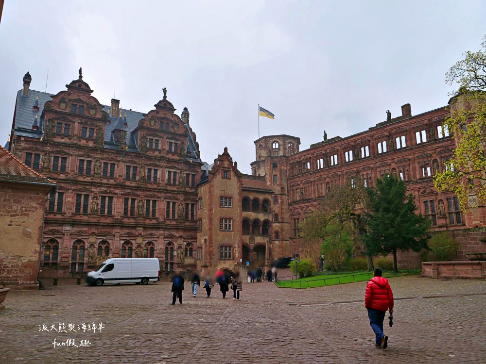 海德堡城堡（Heidelberg Castle） ︱純粹的浪漫，俯瞰內卡河與老城區，從輝煌至廢墟，訴說德國中世紀那段美麗與哀愁+交通方式攻略︱春季德瑞13日夢幻跟團～DAY2-1