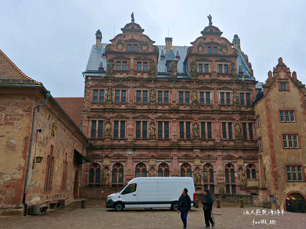 海德堡城堡（Heidelberg Castle） ︱純粹的浪漫，俯瞰內卡河與老城區，從輝煌至廢墟，訴說德國中世紀那段美麗與哀愁+交通方式攻略︱春季德瑞13日夢幻跟團～DAY2-1