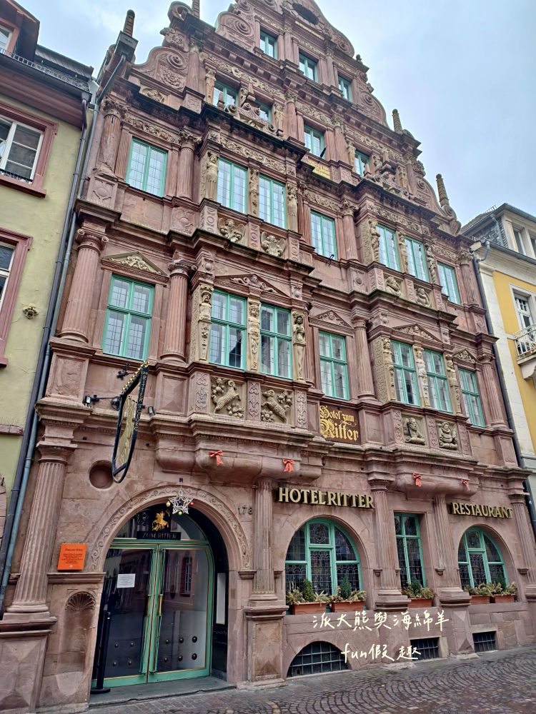 海德堡老城區︱購物、美食、伴手禮︱海德堡學生之吻、雪球（Schneeballenträume）、德國派對熊（Bären-Treff Heidelberg）、中世紀騎士餐廳、LAMY筆、4711科隆古龍水︱春季德瑞13日夢幻跟團～DAY2-4