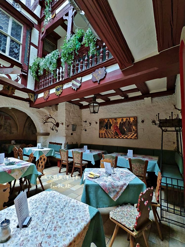 羅滕堡中世紀餐廳Baumeisterhaus Inh. Dieter Neupert︱穿越時空的味蕾之旅，沉浸於文藝復興建築、正宗法蘭肯佳餚與獨特中世紀氛圍︱春季德瑞13日夢幻跟團～DAY2-6晚餐中德文菜單對照