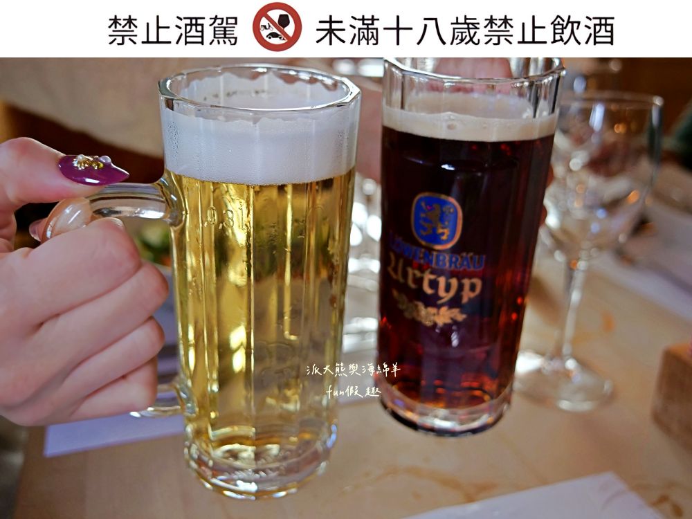 Löwenbräu Baden-Baden︱在絕美啤酒花園享用香嫩厚實烤豬排，品味傳統百年獅子啤酒與經典德國黑森林蛋糕︱春季德瑞13日夢幻跟團︱DAY3-4巴登巴登餐廳推薦～