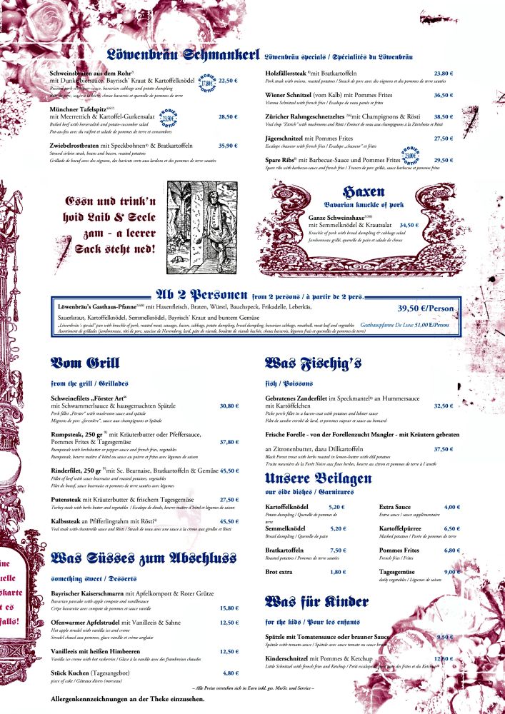 Löwenbräu Baden-Baden︱在絕美啤酒花園享用香嫩厚實烤豬排，品味傳統百年獅子啤酒與經典德國黑森林蛋糕︱春季德瑞13日夢幻跟團︱DAY3-4巴登巴登餐廳推薦～