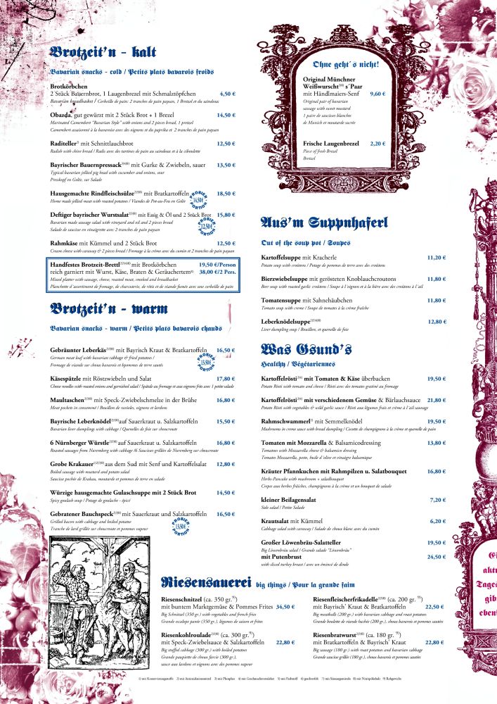 Löwenbräu Baden-Baden︱在絕美啤酒花園享用香嫩厚實烤豬排，品味傳統百年獅子啤酒與經典德國黑森林蛋糕︱春季德瑞13日夢幻跟團︱DAY3-4巴登巴登餐廳推薦～