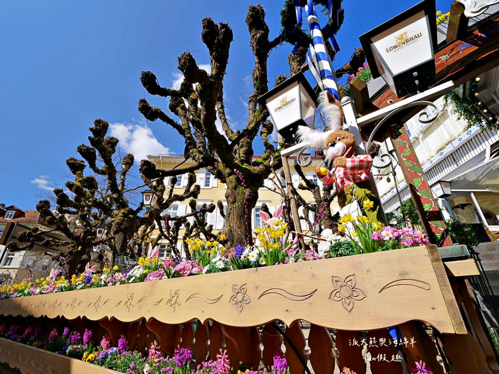 Löwenbräu Baden-Baden︱在絕美啤酒花園享用香嫩厚實烤豬排，品味傳統百年獅子啤酒與經典德國黑森林蛋糕︱春季德瑞13日夢幻跟團︱DAY3-4巴登巴登餐廳推薦～