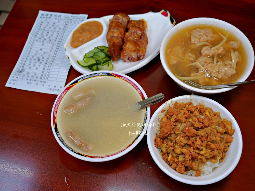 2025龍緣魯肉飯｜鄰近建成圓環與中山捷運站、生意超好的大稻埕古早味！承襲原龍鳳號70年經典手藝，必點魯肉飯、四神湯、香菇肉羹、五香肉捲～（菜單）