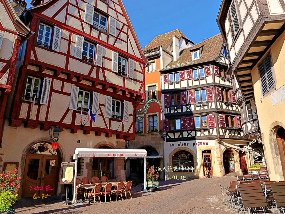 科爾馬景點篇︱朝聖霍爾的移動城堡藍圖（Pfister House）、聖瑪爾定教堂（Collégiale Saint-Martin de Colmar）與人頭屋（Maison des Têtes）︱春季德瑞13日夢幻跟團︱DAY4-2～Colmar PART2