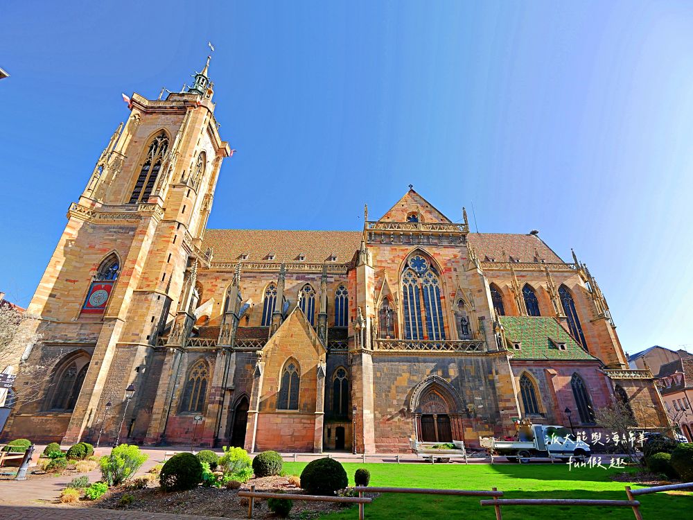 科爾馬景點篇︱朝聖霍爾的移動城堡藍圖（Pfister House）、聖瑪爾定教堂（Collégiale Saint-Martin de Colmar）與人頭屋（Maison des Têtes）︱春季德瑞13日夢幻跟團︱DAY4-2～Colmar PART2