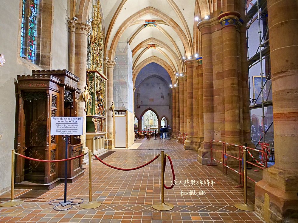 科爾馬景點篇︱朝聖霍爾的移動城堡藍圖（Pfister House）、聖瑪爾定教堂（Collégiale Saint-Martin de Colmar）與人頭屋（Maison des Têtes）︱春季德瑞13日夢幻跟團︱DAY4-2～Colmar PART2