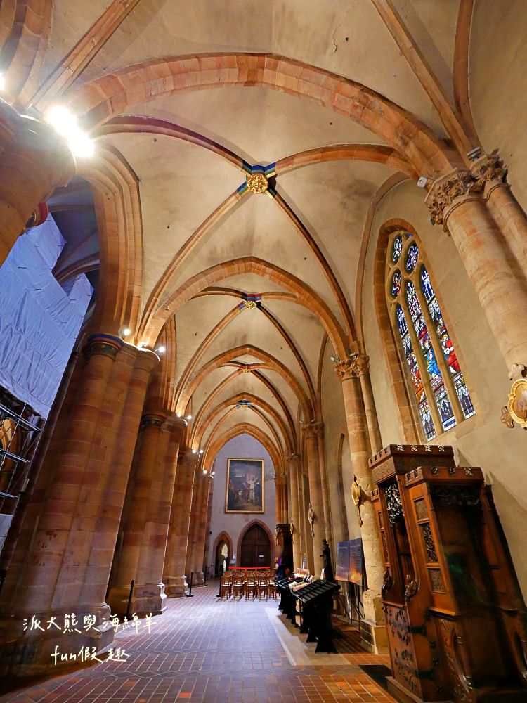 科爾馬景點篇︱朝聖霍爾的移動城堡藍圖（Pfister House）、聖瑪爾定教堂（Collégiale Saint-Martin de Colmar）與人頭屋（Maison des Têtes）︱春季德瑞13日夢幻跟團︱DAY4-2～Colmar PART2