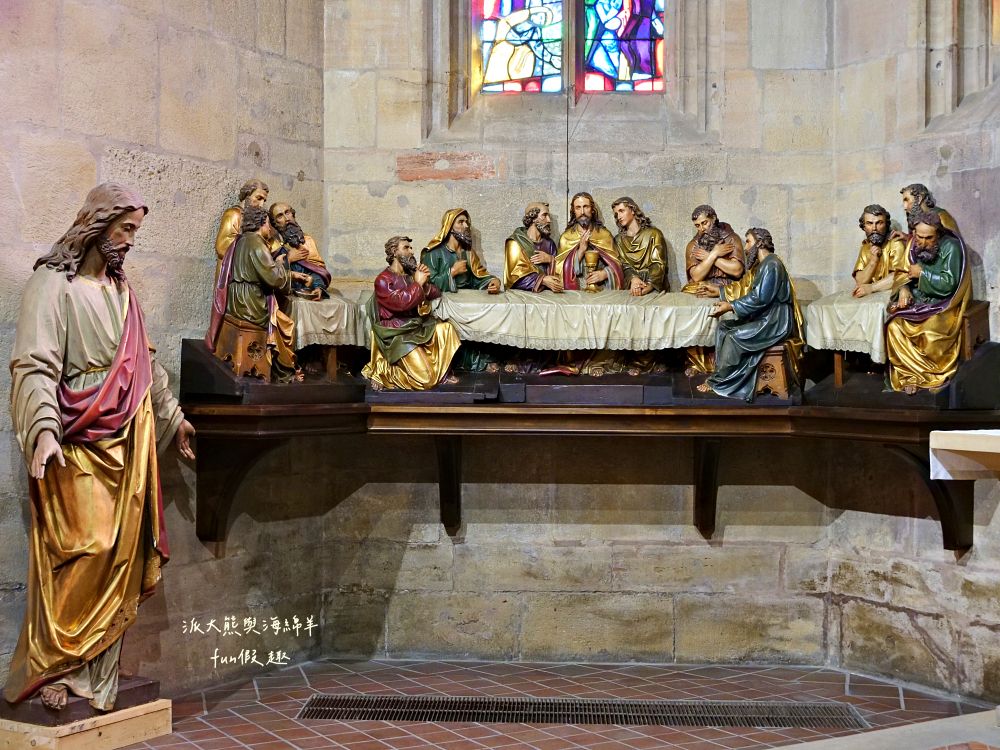 科爾馬景點篇︱朝聖霍爾的移動城堡藍圖（Pfister House）、聖瑪爾定教堂（Collégiale Saint-Martin de Colmar）與人頭屋（Maison des Têtes）︱春季德瑞13日夢幻跟團︱DAY4-2～Colmar PART2