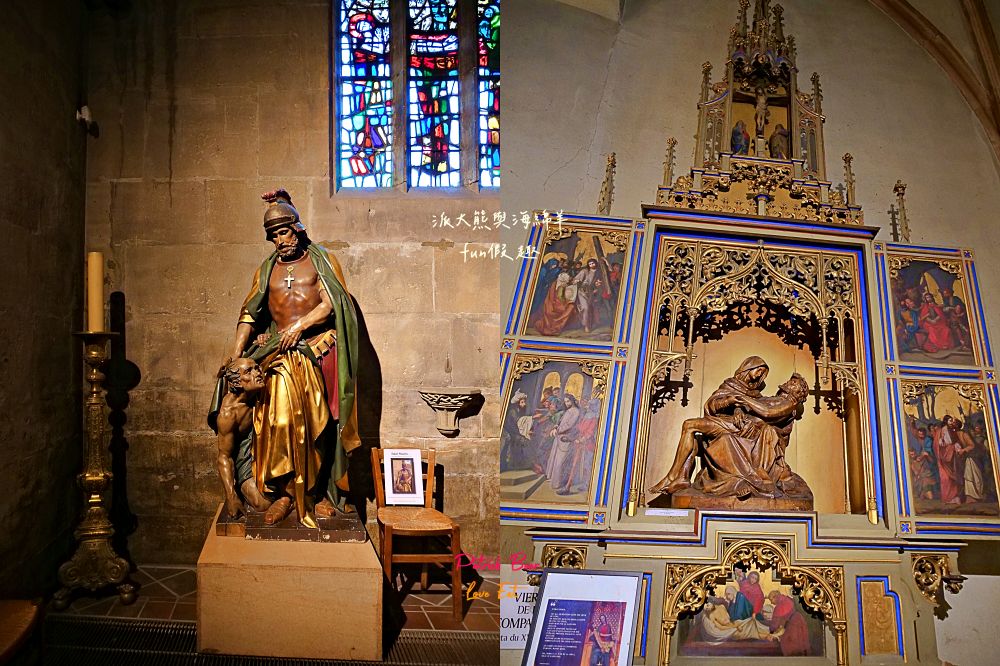 科爾馬景點篇︱朝聖霍爾的移動城堡藍圖（Pfister House）、聖瑪爾定教堂（Collégiale Saint-Martin de Colmar）與人頭屋（Maison des Têtes）︱春季德瑞13日夢幻跟團︱DAY4-2～Colmar PART2