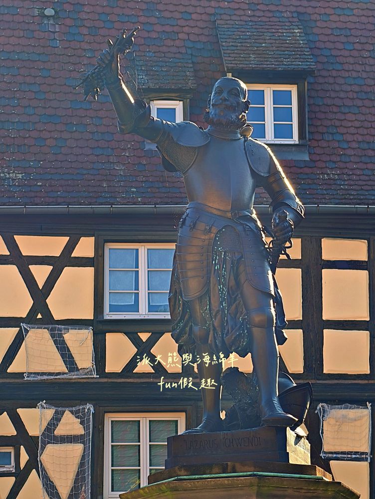 科爾馬景點篇︱朝聖霍爾的移動城堡藍圖（Pfister House）、聖瑪爾定教堂（Collégiale Saint-Martin de Colmar）與人頭屋（Maison des Têtes）︱春季德瑞13日夢幻跟團︱DAY4-2～Colmar PART2