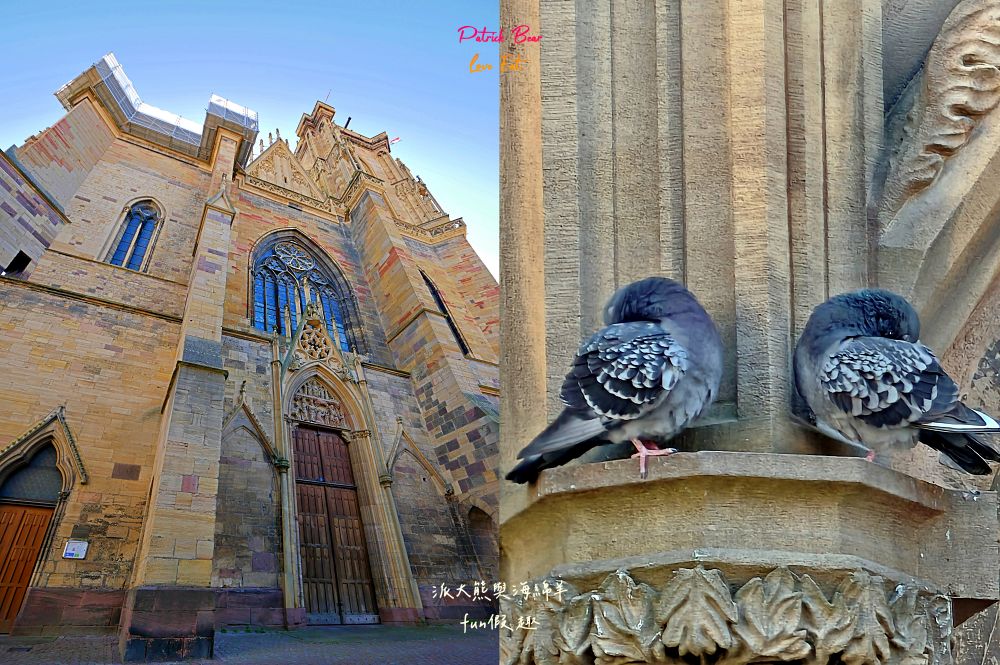 科爾馬景點篇︱朝聖霍爾的移動城堡藍圖（Pfister House）、聖瑪爾定教堂（Collégiale Saint-Martin de Colmar）與人頭屋（Maison des Têtes）︱春季德瑞13日夢幻跟團︱DAY4-2～Colmar PART2