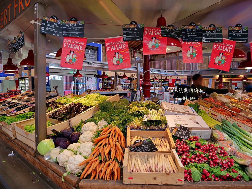 2025科爾馬美食購物篇︱Marché Couvert Colmar(百年市場)、PAUL Colmar Centre(可頌麵包)、La Belle Alsace(紀念品專賣)、Colmar WISTUB BRENNER(米其林推薦餐廳)︱春季德瑞13日夢幻跟團︱DAY4-3～