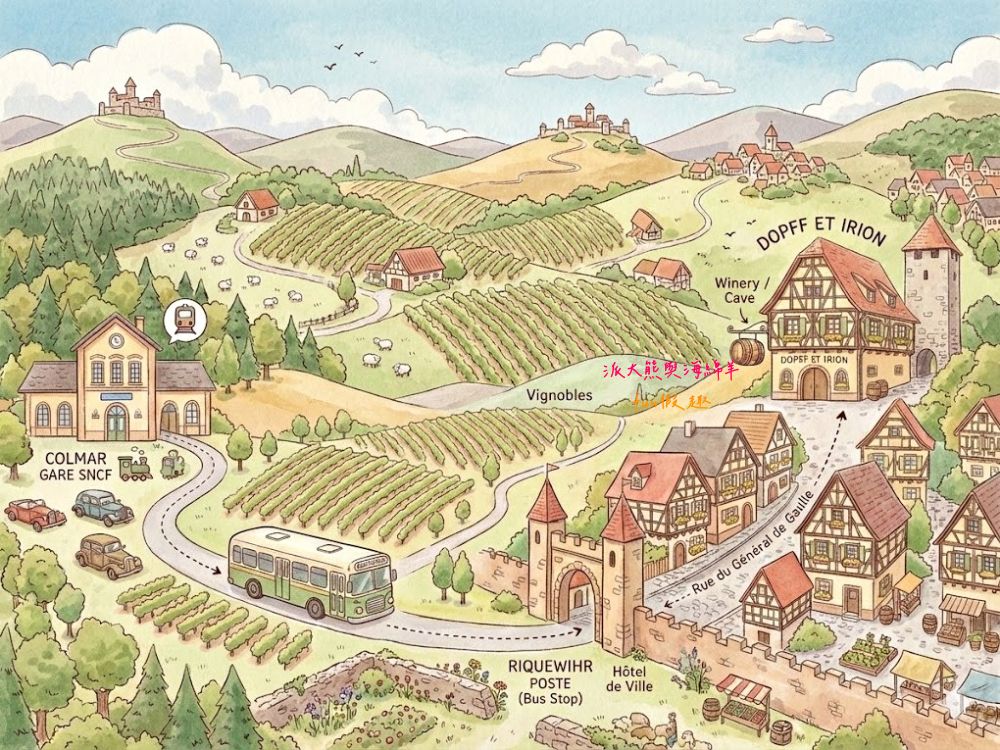 2025里克威爾半日遊︱亞爾薩斯中世紀小鎮，陶醉在酒鄉Riquewihr美好風情︱品酒、美食、伴手禮重點整理（含交通及行程叮嚀）～
