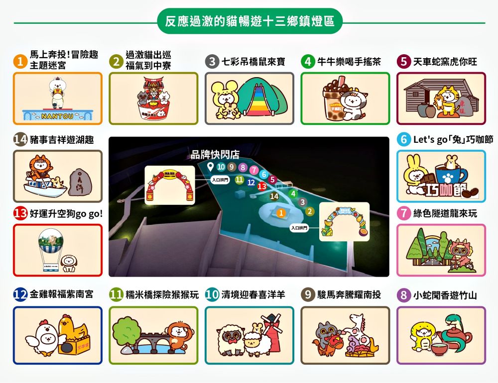 2026南投燈會 馳光萬馬奔投~必逛「反應過激的貓暢遊南投13鄉鎮 × 十二生肖主題燈組」2/14開幕!雙主燈&水舞煙火時間表、接駁停車全攻略懶人包~附近美食看這裡! - 第25張圖 2026南投燈會 馳光萬馬奔投~必逛「反應過激的貓暢遊南投13鄉鎮 × 十二生肖主題燈組」2/14開幕!雙主燈&水舞煙火時間表、接駁停車全攻略懶人包~附近美食看這裡!