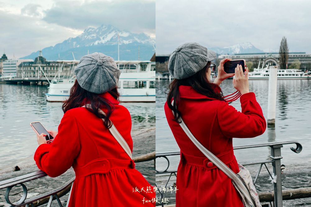 琉森Luzern︱感受琉森湖（Vierwaldstättersee）的湖光山色，聆聽垂死獅子像（Löwendenkmal）的無聲嘆息︱春季德瑞13日夢幻跟團︱DAY4-7～市區散策PART1