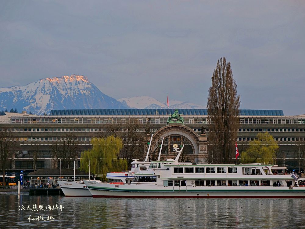 琉森Luzern︱感受琉森湖（Vierwaldstättersee）的湖光山色，聆聽垂死獅子像（Löwendenkmal）的無聲嘆息︱春季德瑞13日夢幻跟團︱DAY4-7～市區散策PART1