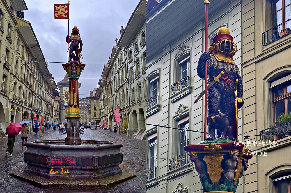 瑞士伯恩（Bern）散策︱玫瑰園（Rosengarten）俯瞰世界文化遺產舊城區！伯爾尼必看天文鐘表演與熊公園，絕美U型河灣與愛因斯坦故居（含交通攻略）春季德瑞13日夢幻跟團︱DAY5-1～