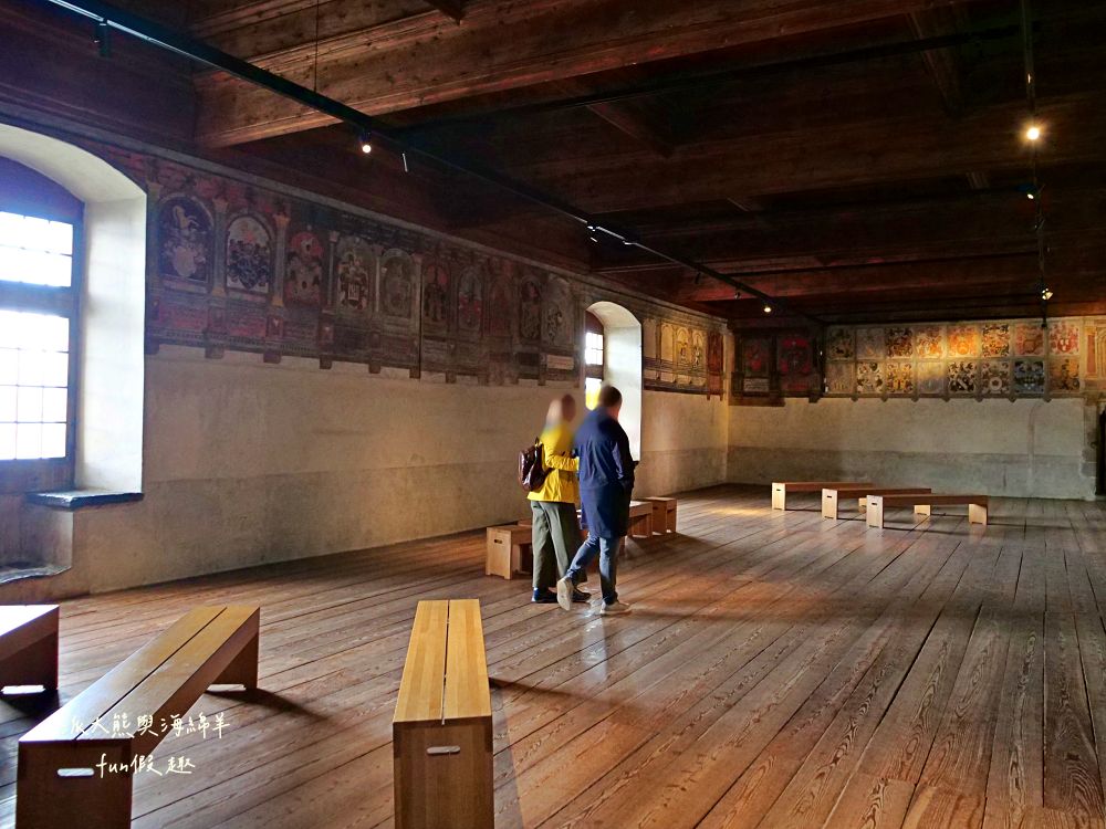 西庸堡Château de Chillon瑞士蒙特勒︱漂浮在日內瓦湖上的中世紀童話古堡！是皇宮還是監獄？走進拜倫筆下的詩意與哀愁（含交通攻略）～春季德瑞13日夢幻跟團︱DAY5-3