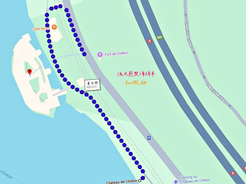 西庸堡Château de Chillon瑞士蒙特勒︱漂浮在日內瓦湖上的中世紀童話古堡！是皇宮還是監獄？走進拜倫筆下的詩意與哀愁（含交通攻略）～春季德瑞13日夢幻跟團︱DAY5-3