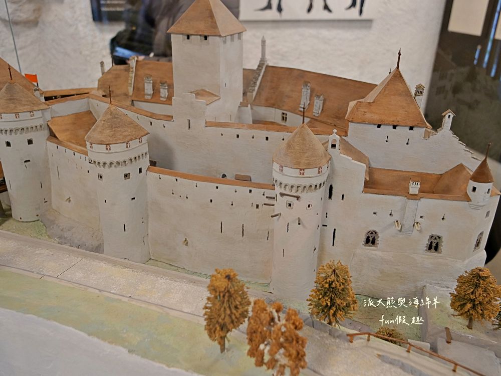 西庸堡Château de Chillon瑞士蒙特勒︱漂浮在日內瓦湖上的中世紀童話古堡！是皇宮還是監獄？走進拜倫筆下的詩意與哀愁（含交通攻略）～春季德瑞13日夢幻跟團︱DAY5-3