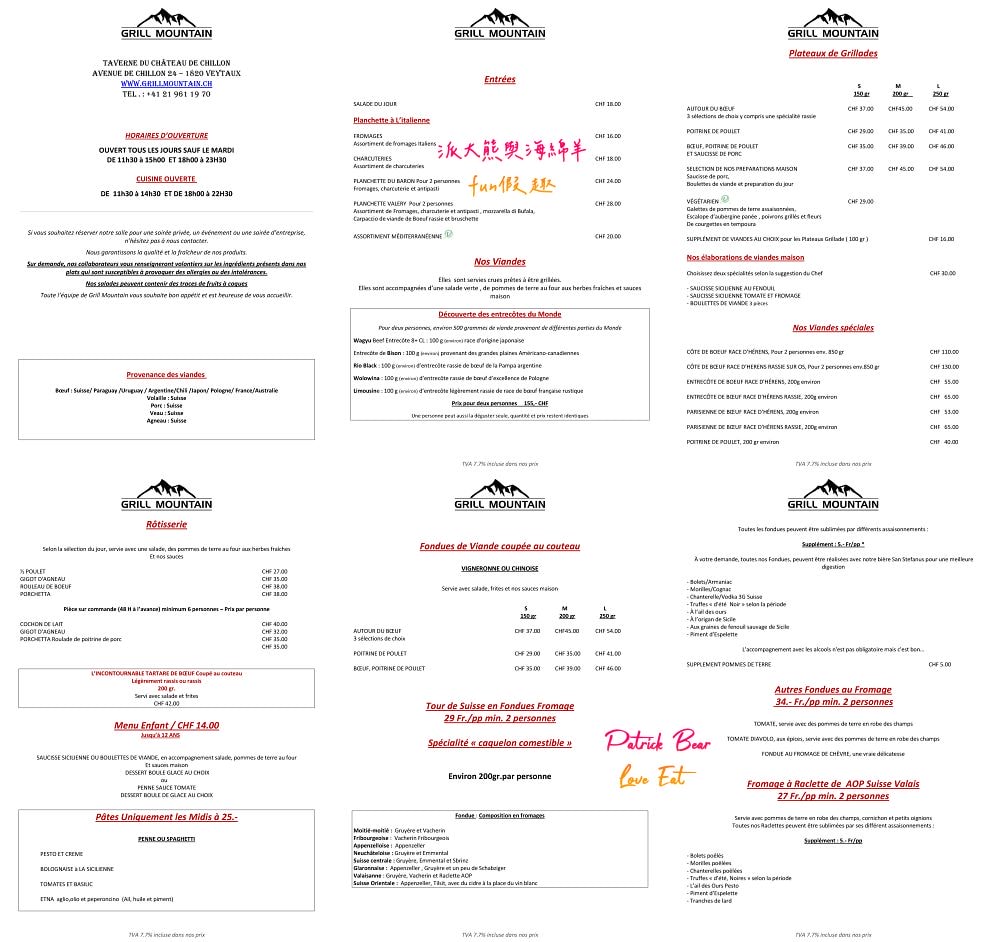 Grill Mountain à la Taverne du Château de Chillon︱景點第一排絕佳餐廳，過馬路就到西庸古堡！義大利人接手後更有歐陸風情～春季德瑞13日夢幻跟團︱DAY5-2