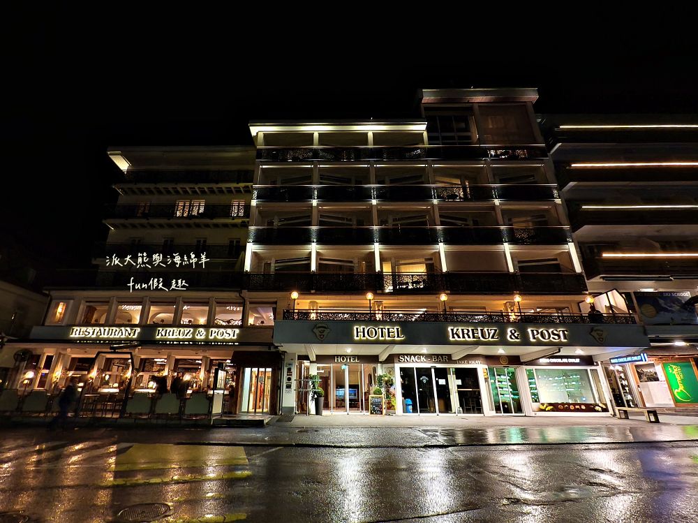 Hotel Kreuz & Post︱格林德瓦Grindelwald火車站出來就到！入住少女峰童話山城，連泊兩晚享受艾格峰景觀與道地美食～春季德瑞13日夢幻跟團︱DAY5-5
