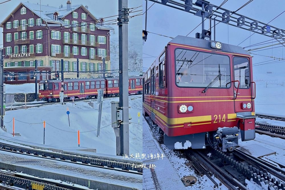 少女峰鐵路Jungfraubahn絕美視角：百年傳奇鐵路&艾格快線纜車，解鎖歐洲之巔（Top of Europe） 絕美雪景～春季德瑞13日夢幻跟團︱DAY6-1