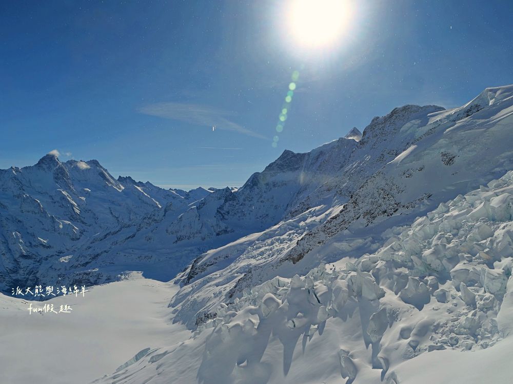 少女峰鐵路Jungfraubahn絕美視角：百年傳奇鐵路&艾格快線纜車，解鎖歐洲之巔（Top of Europe） 絕美雪景～春季德瑞13日夢幻跟團︱DAY6-1