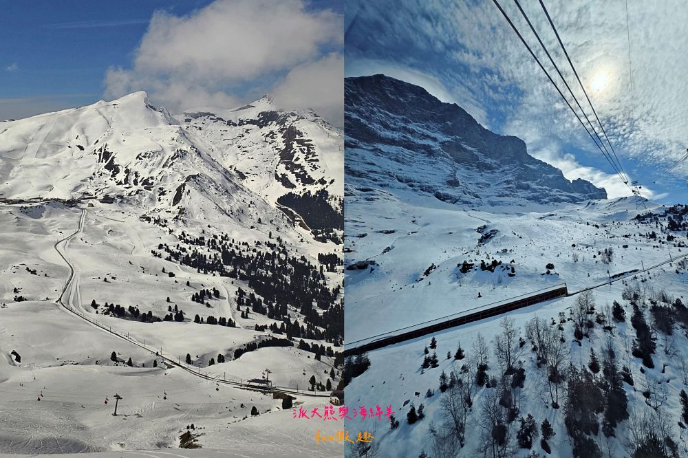 少女峰鐵路Jungfraubahn絕美視角：百年傳奇鐵路&艾格快線纜車，解鎖歐洲之巔（Top of Europe） 絕美雪景～春季德瑞13日夢幻跟團︱DAY6-1