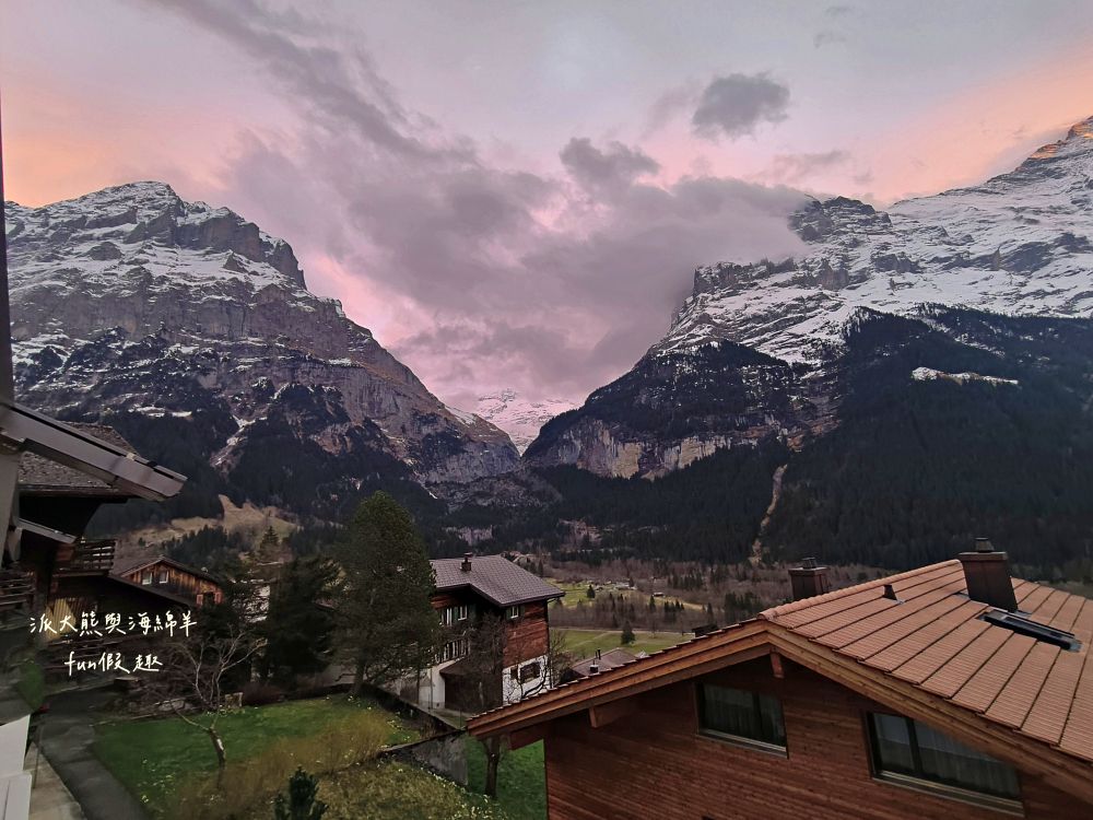 格林德瓦（Grindelwald）︱少女峰最美冰河村！走進明信片裡的童話小鎮！Hotel Kreuz & Post住宿周邊漫步與退稅指南～春季德瑞13日夢幻跟團︱DAY6-6