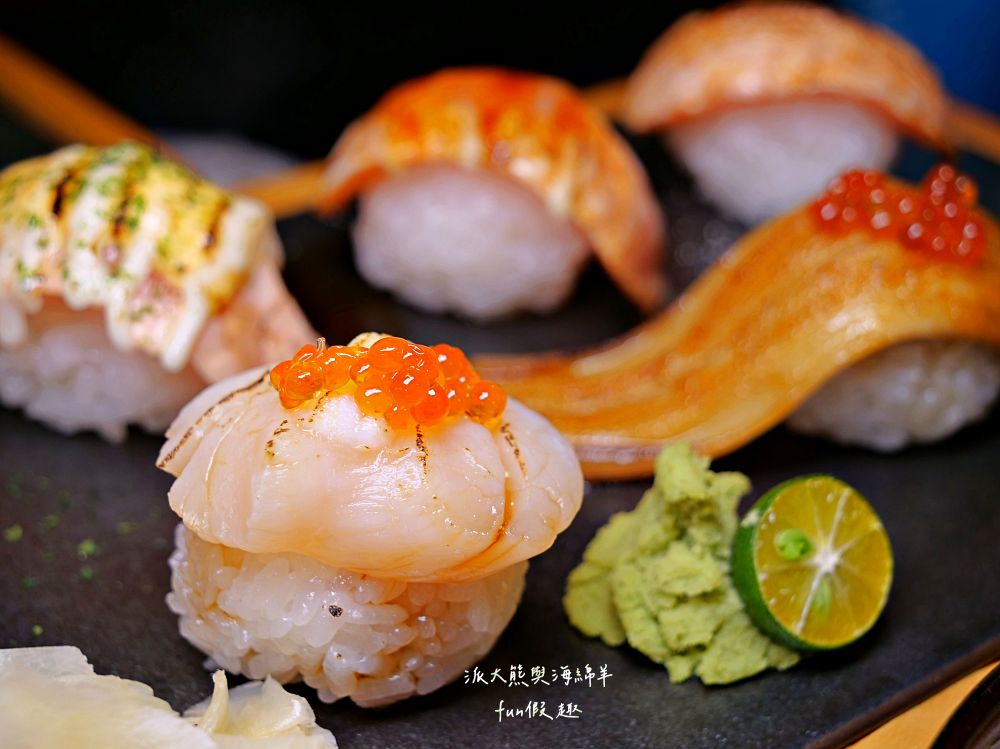 澎漁海味.壽司.鍋物｜草屯澎漁搬新家：200席寬敞空間，好停車日式禪風旗艦店！產地直送黃鮸魚海鮮總匯x日本A5和牛板腱，內行人才懂的「火鍋店吃壽司」！