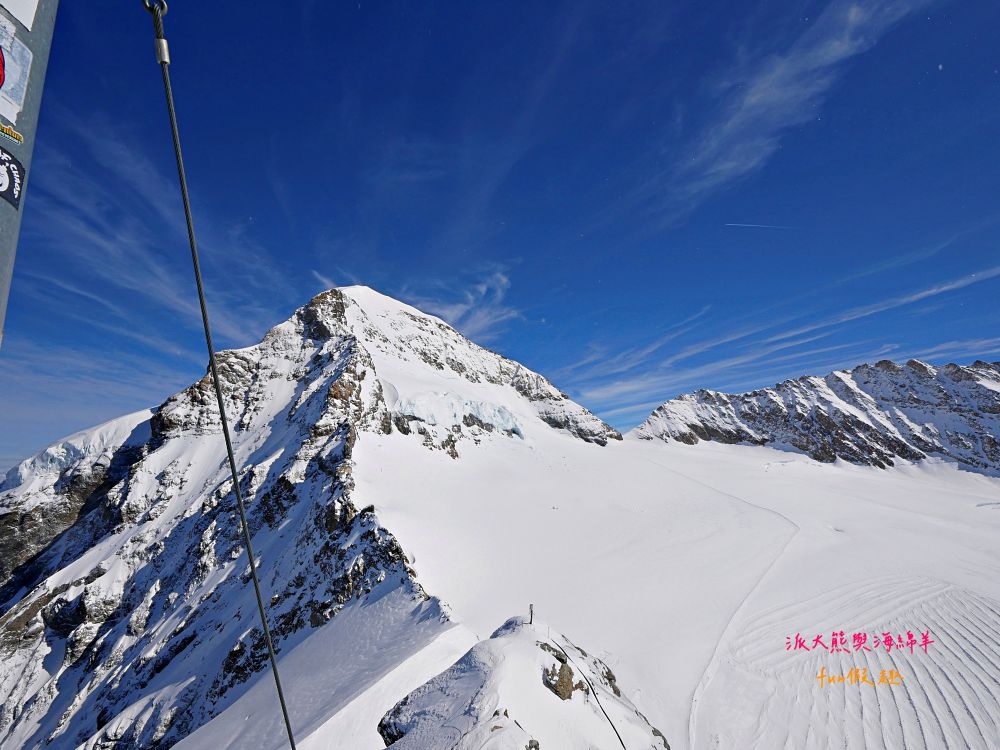 少女峰Jungfraujoch︱Plateau展望台&Sphinx Terrace天文台，一生必去一次歐洲之巔！海拔3,454公尺的銀白樂園，360度環視阿爾卑斯山絕景～春季德瑞13日夢幻跟團︱DAY6-2